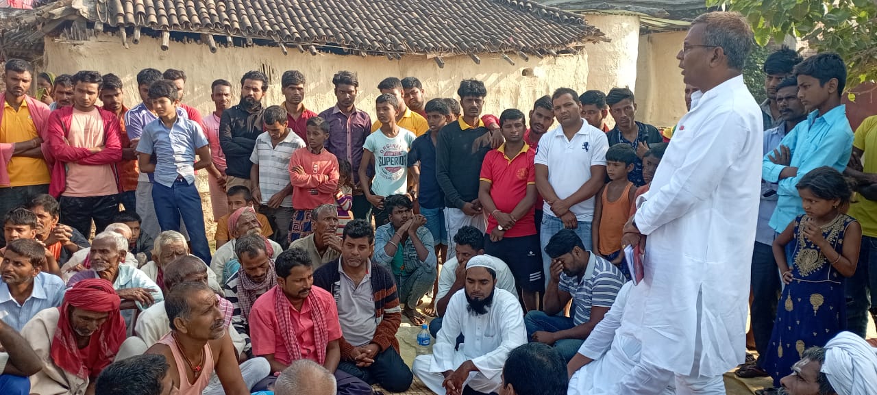 पर्सा २ (ख) का उम्मेदवार कुर्मी जनताको घरदैलोमा